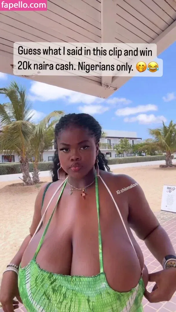 Chioma Lovv Onlyfans Photo Gallery 