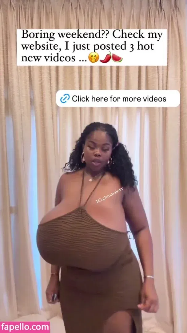 Chioma Lovv Onlyfans Photo Gallery 