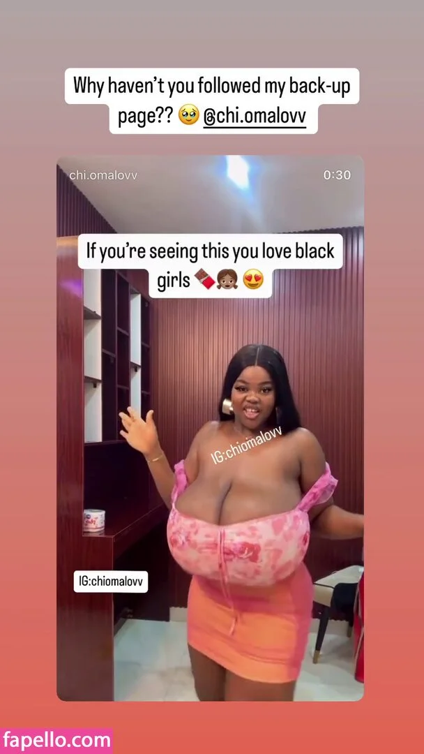 Chioma Lovv Onlyfans Photo Gallery 