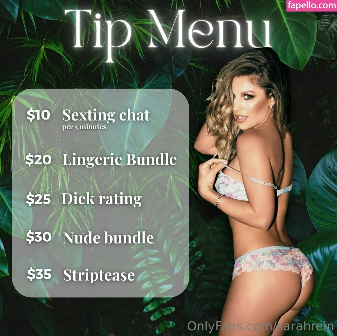 sarahrein Onlyfans Photo Gallery 