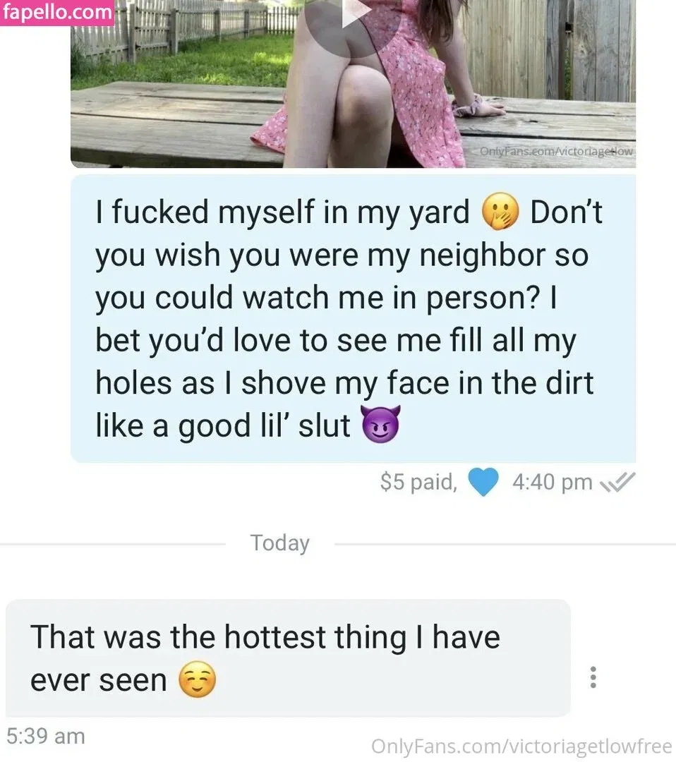 victoriagetlowfree Onlyfans Photo Gallery 