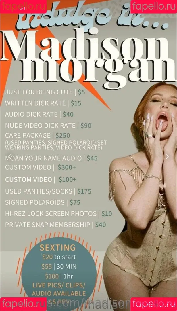 Madison Morgan Onlyfans Photo Gallery 