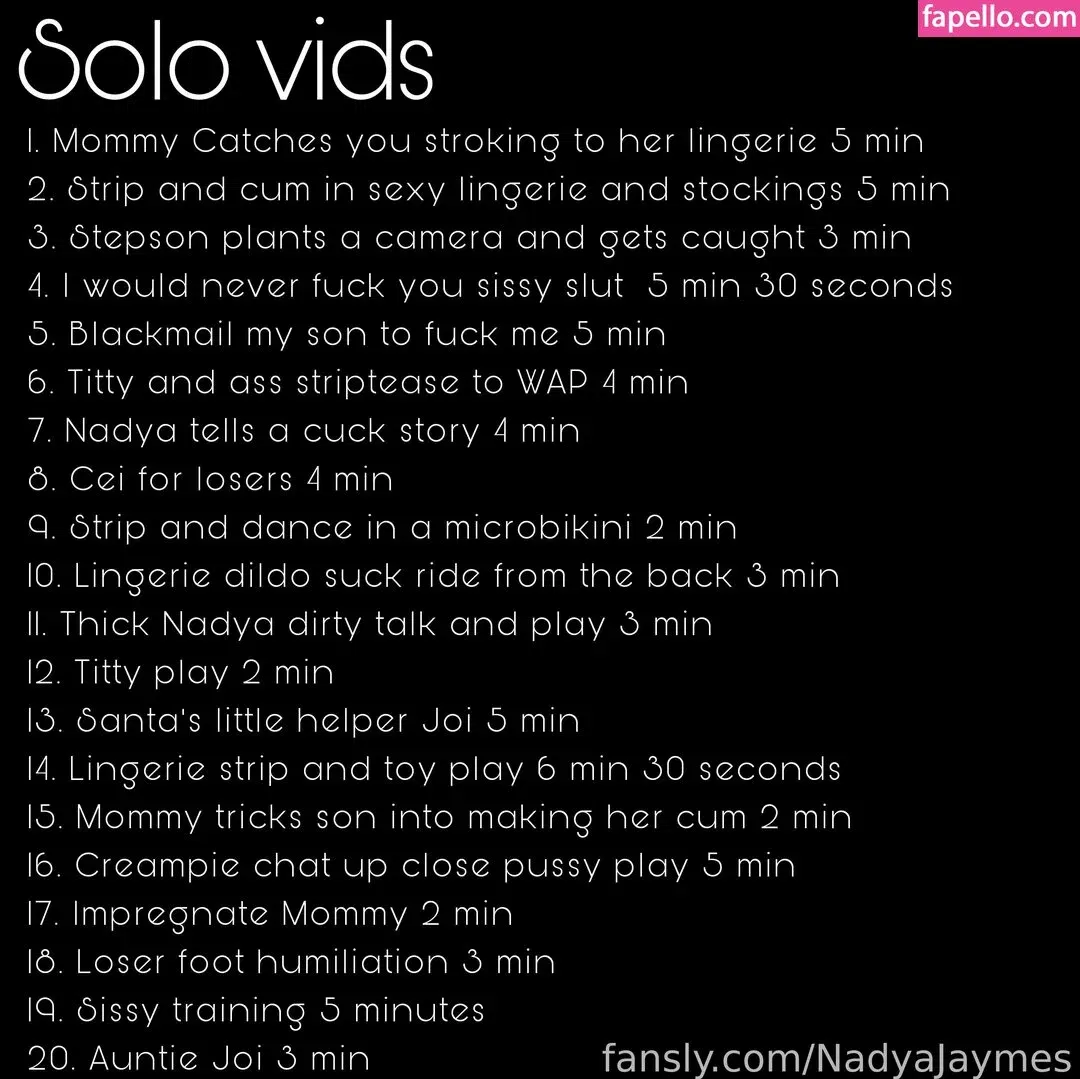 nadyajaymes Onlyfans Photo Gallery 