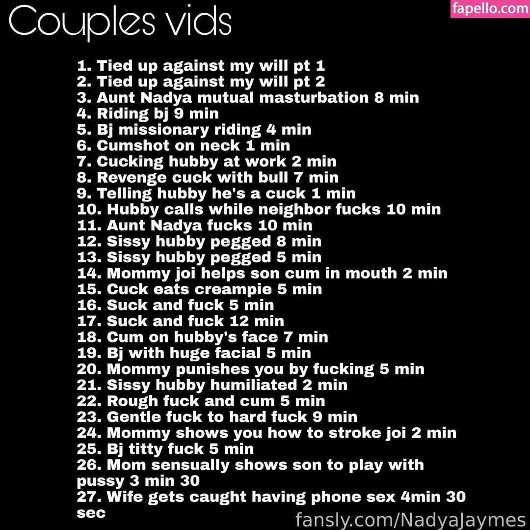 nadyajaymes Onlyfans Photo Gallery 