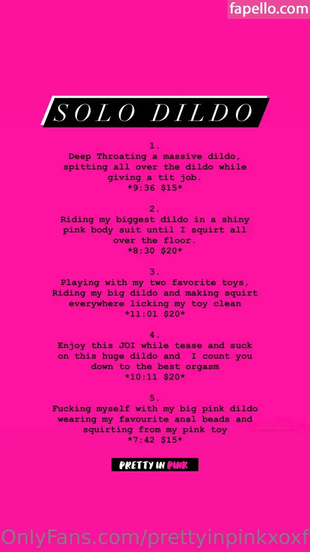 prettyinpinkxox Onlyfans Photo Gallery 
