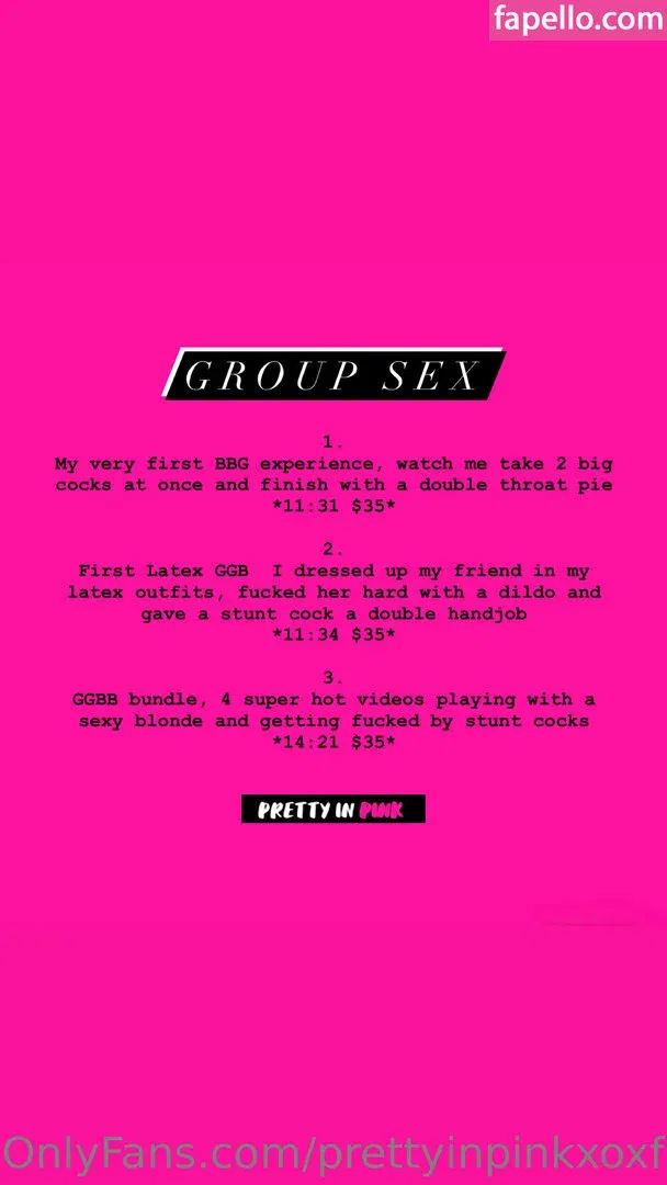 prettyinpinkxox Onlyfans Photo Gallery 