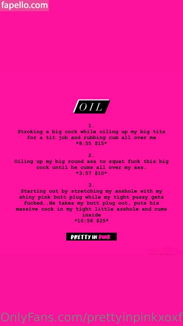 prettyinpinkxox Onlyfans Photo Gallery 