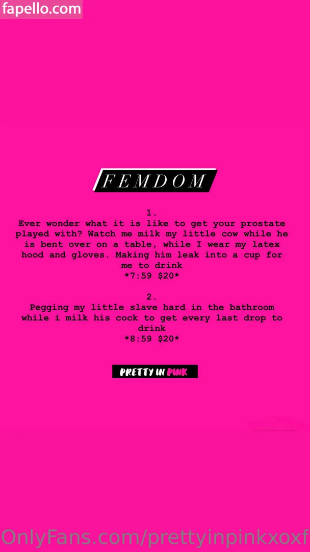 prettyinpinkxox Onlyfans Photo Gallery 