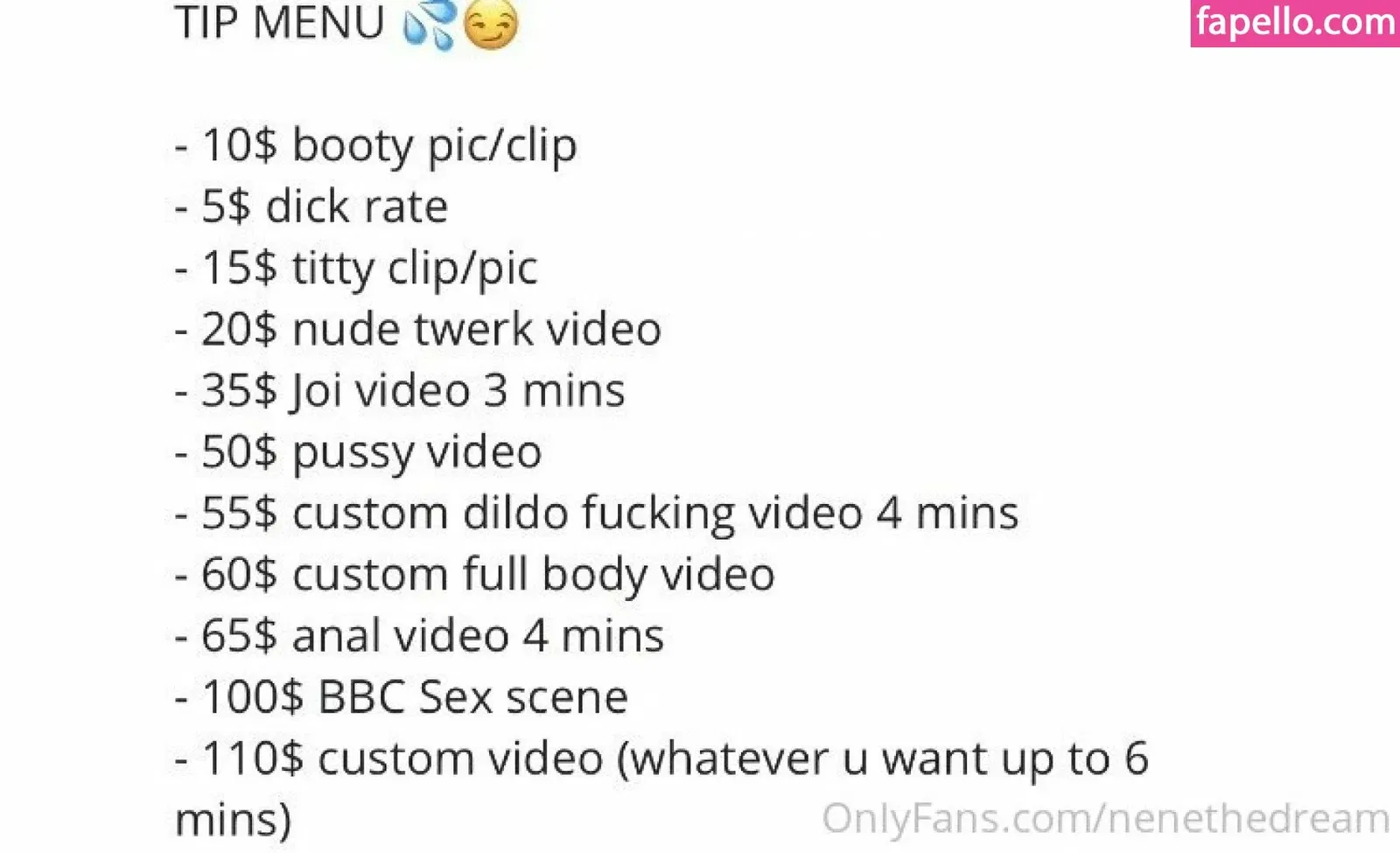 Nene The Dream Onlyfans Photo Gallery 