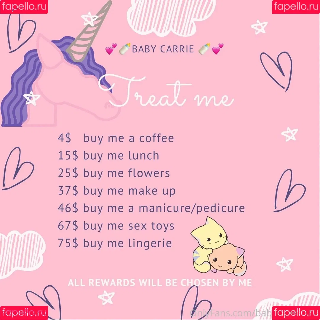 babycarriefree Onlyfans Photo Gallery 