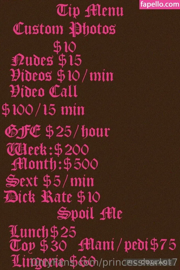 princessharlot7 Onlyfans Photo Gallery 