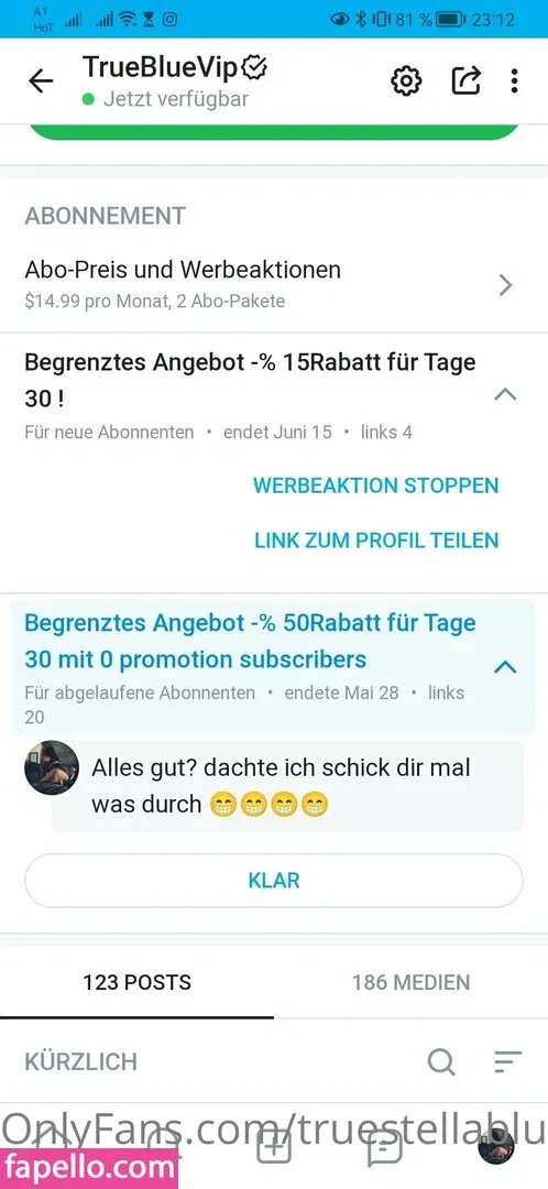 truestellablue Onlyfans Photo Gallery 