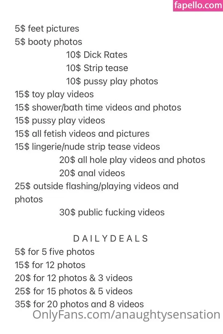 anaughtysensation Onlyfans Photo Gallery 