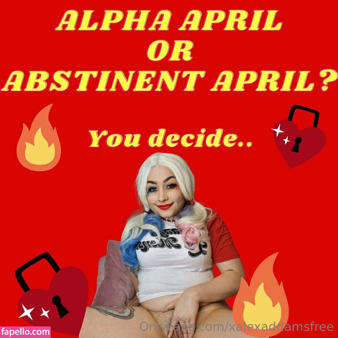 xalexaddamsfree Onlyfans Photo Gallery 