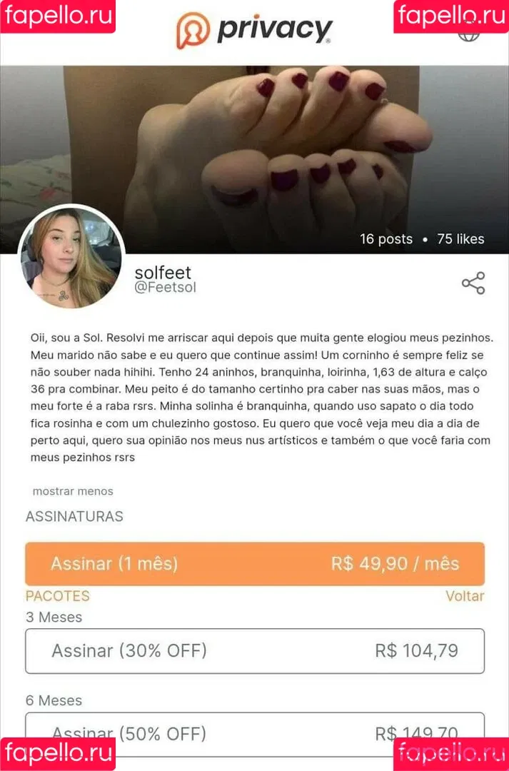 Solfeet Onlyfans Photo Gallery 