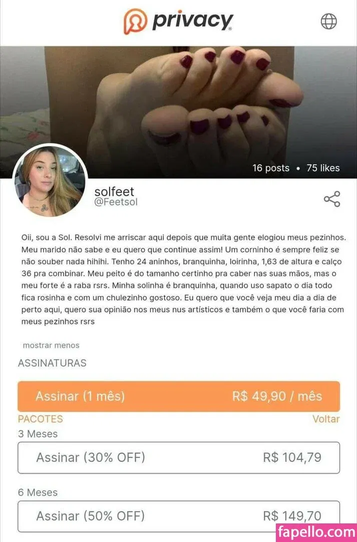 Solfeet Onlyfans Photo Gallery 