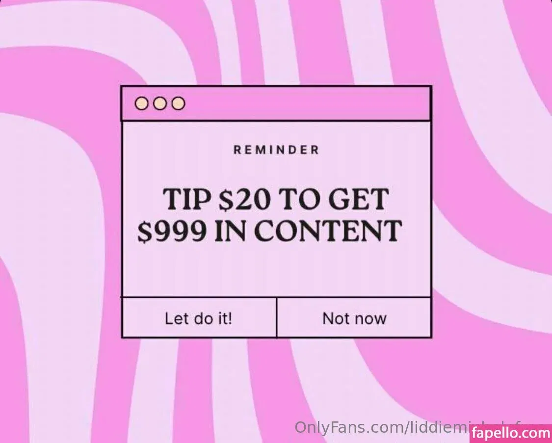 liddiemichelefree Onlyfans Photo Gallery 