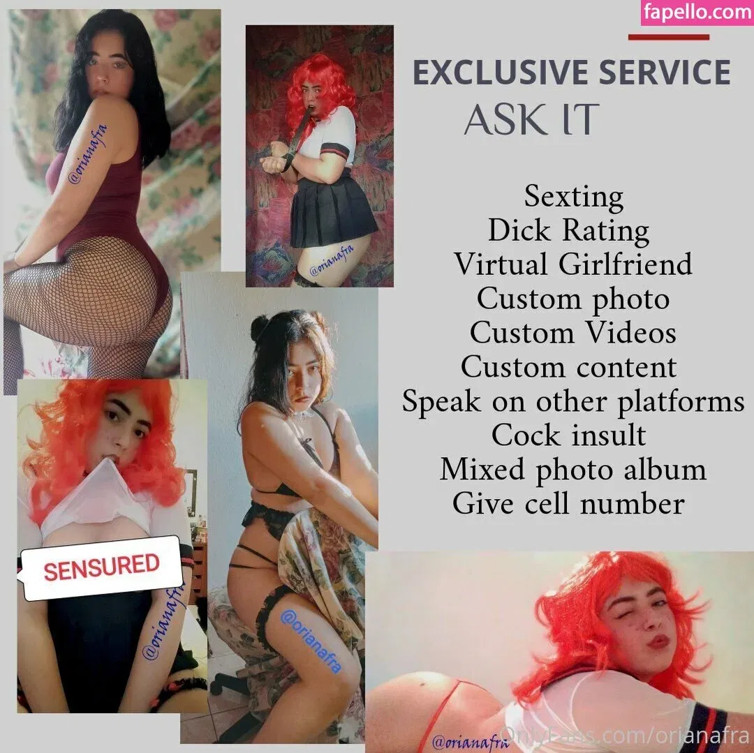 orianafra Onlyfans Photo Gallery 