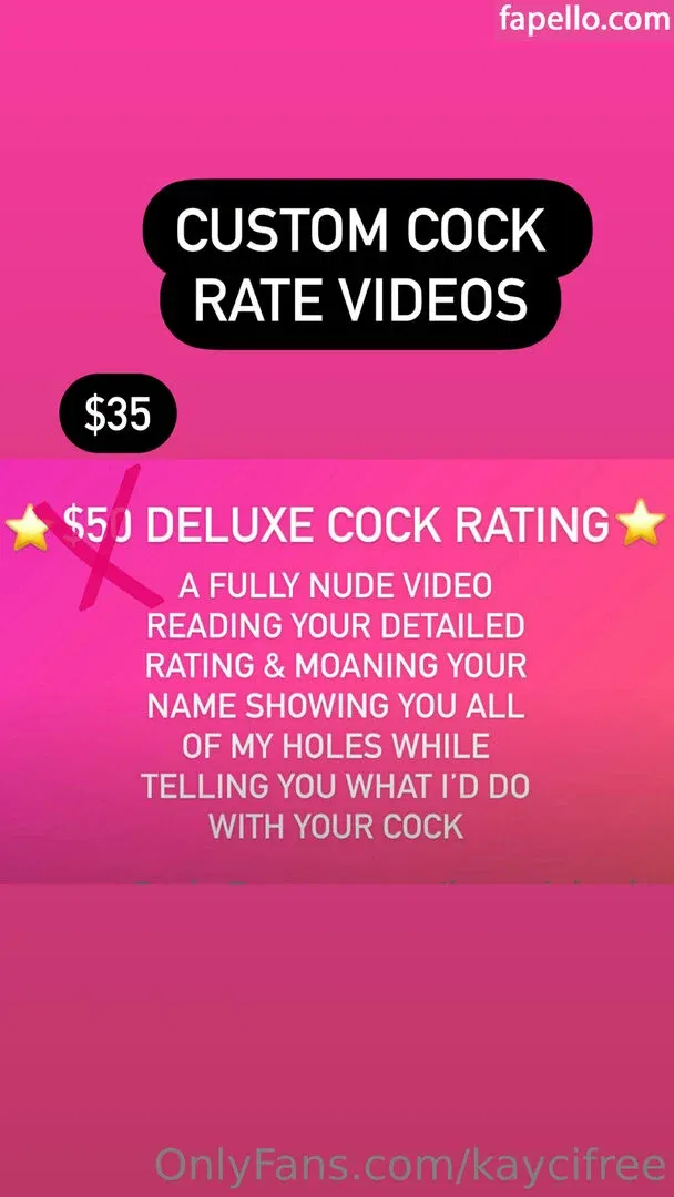 kaycifree Onlyfans Photo Gallery 