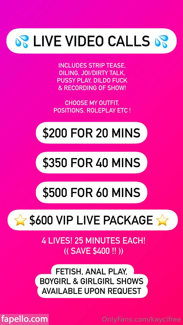 kaycifree Onlyfans Photo Gallery 