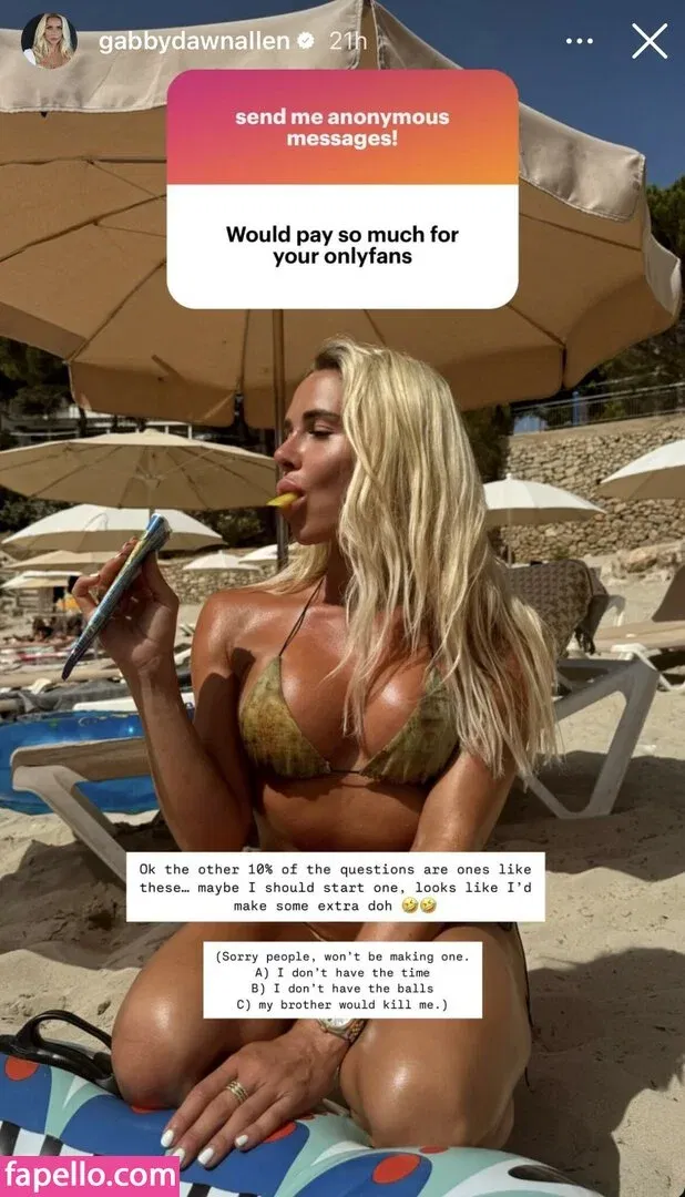 Gabby Allen Onlyfans Photo Gallery 
