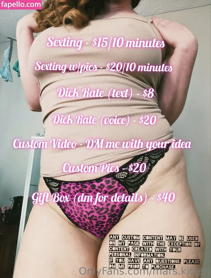 mars.kitten Onlyfans Photo Gallery 