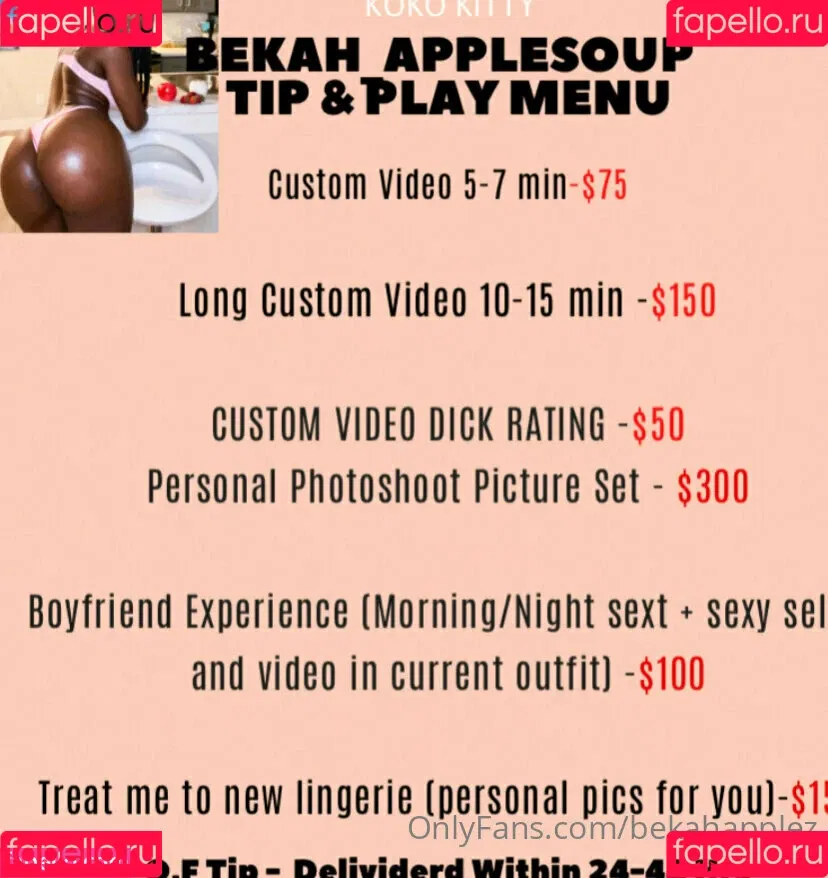 bekahapplez Onlyfans Photo Gallery 