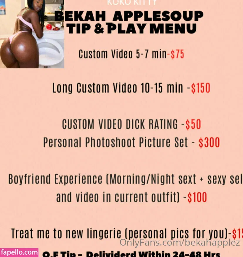 bekahapplez Onlyfans Photo Gallery 