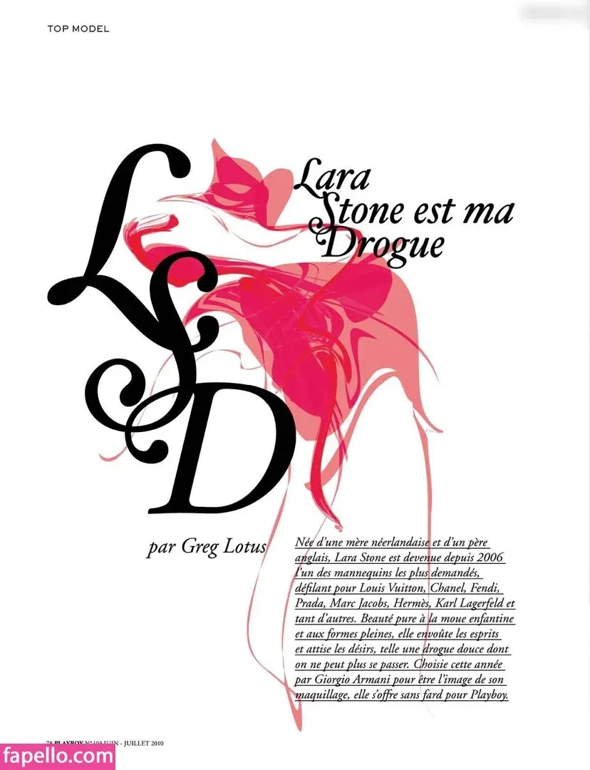 Lara Stone Onlyfans Photo Gallery 