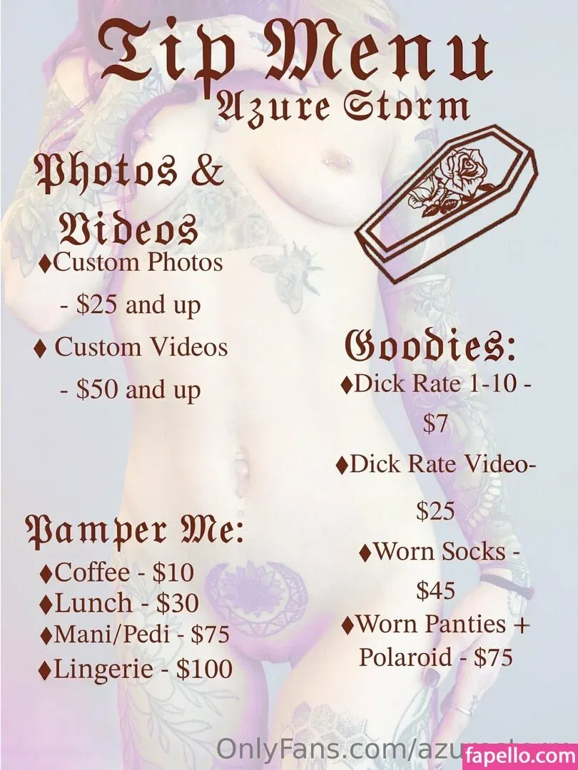 Azurestormm Onlyfans Photo Gallery 