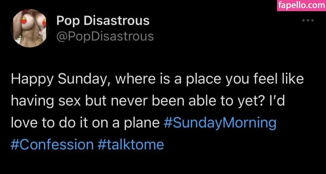 Pop Disastrous Onlyfans Photo Gallery 