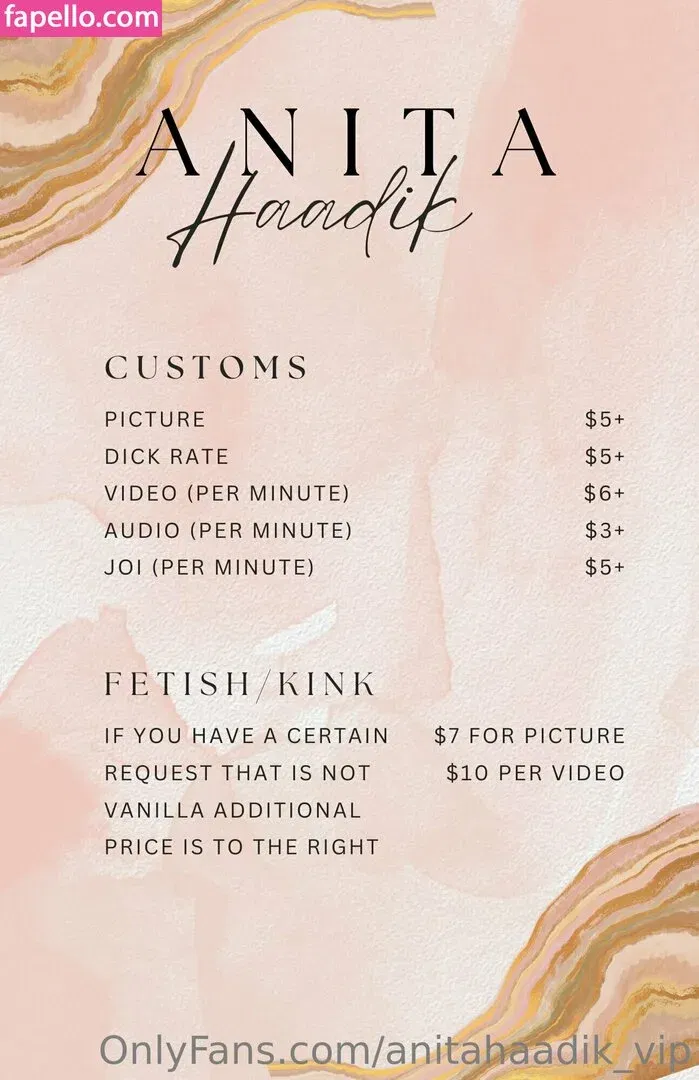 anitahaadik_vip Onlyfans Photo Gallery 