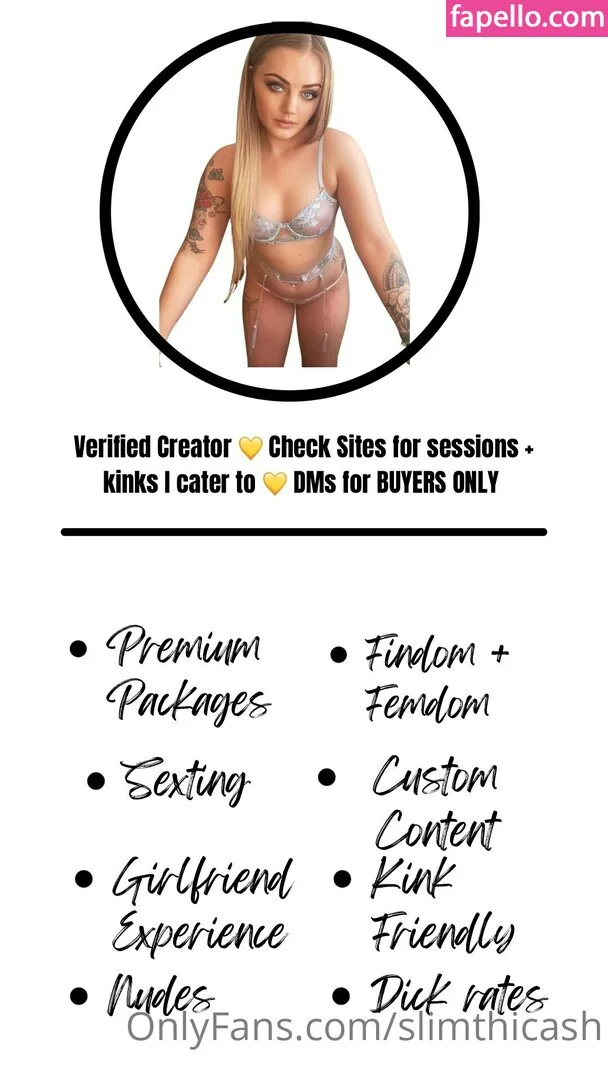 slimthicash Onlyfans Photo Gallery 