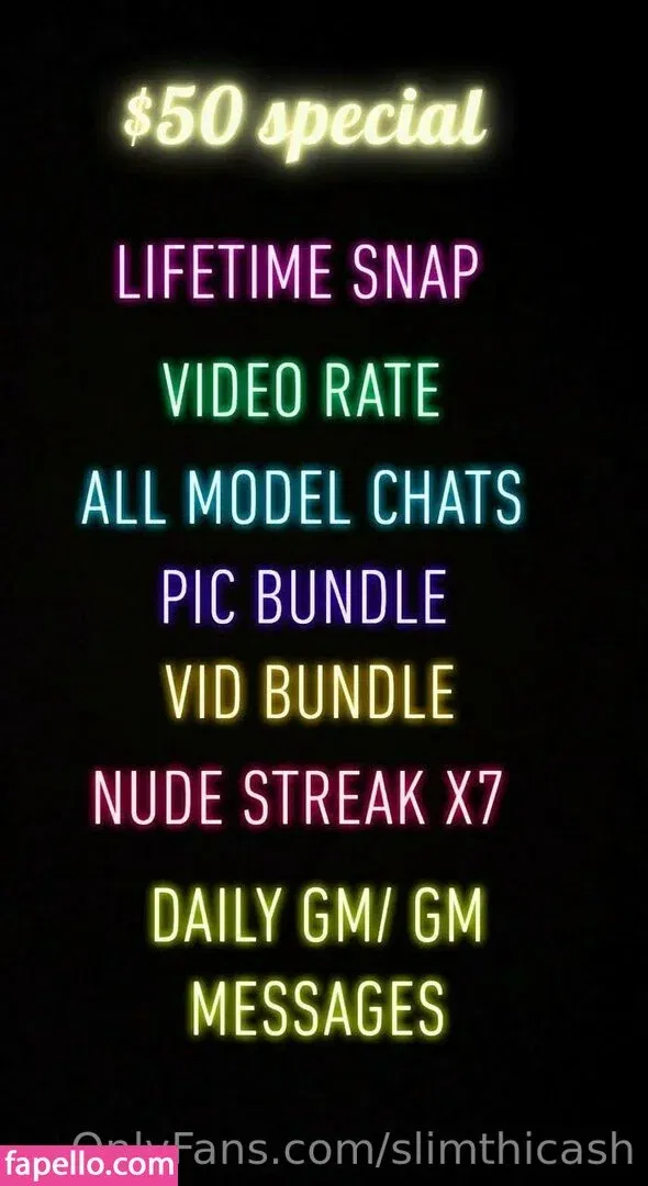 slimthicash Onlyfans Photo Gallery 