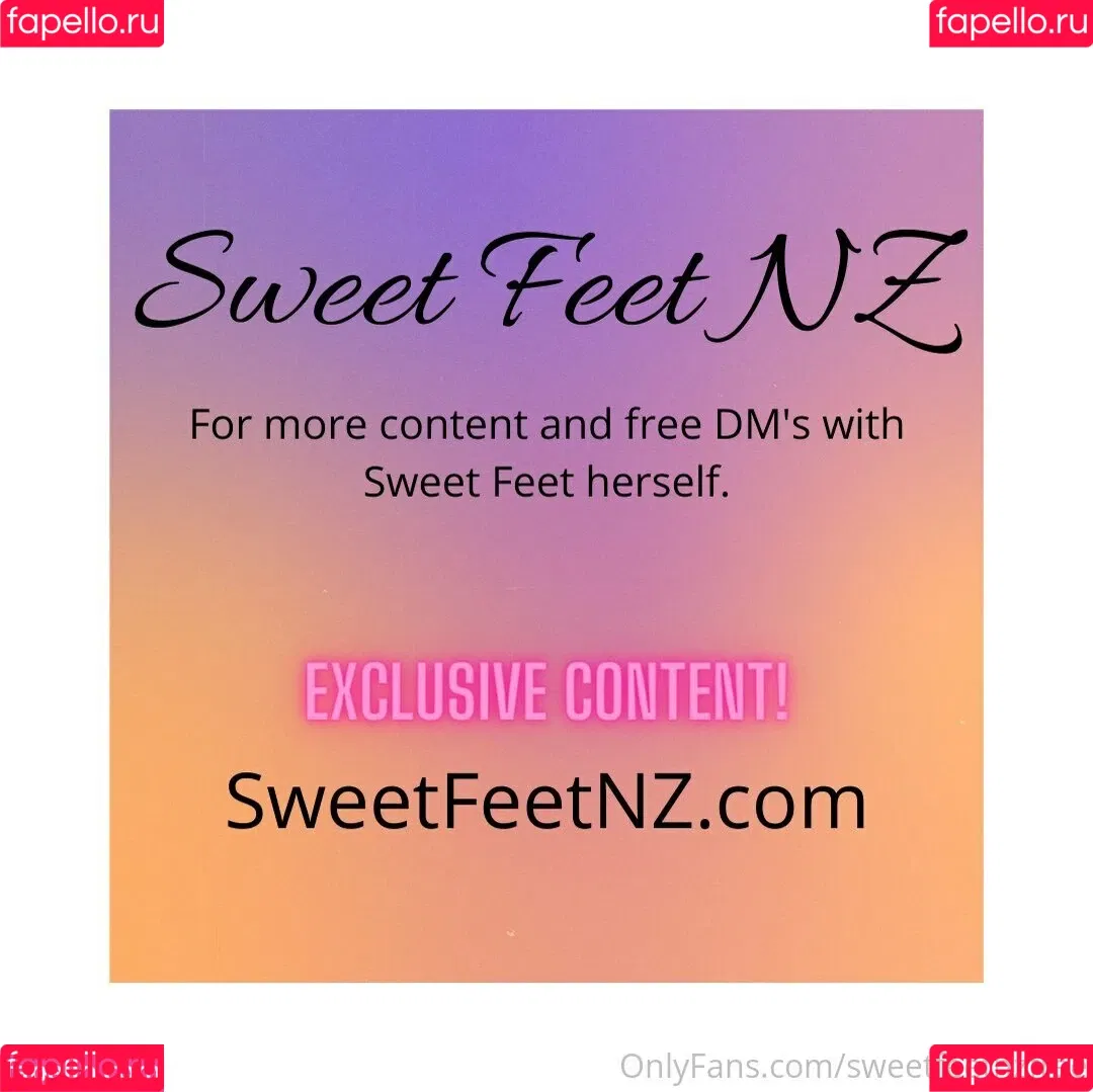 sweetfeetnzfree Onlyfans Photo Gallery 