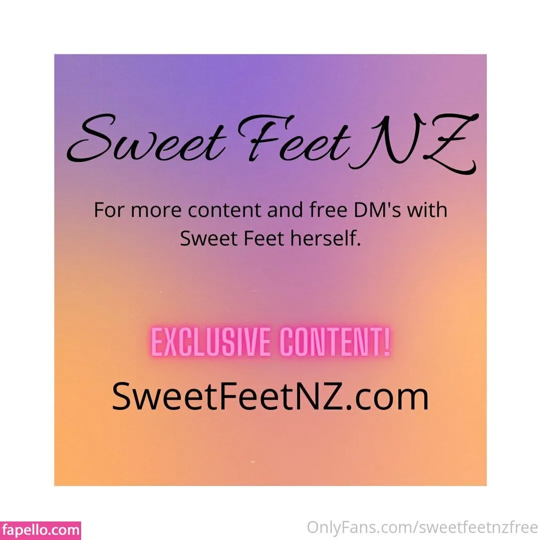 sweetfeetnzfree Onlyfans Photo Gallery 