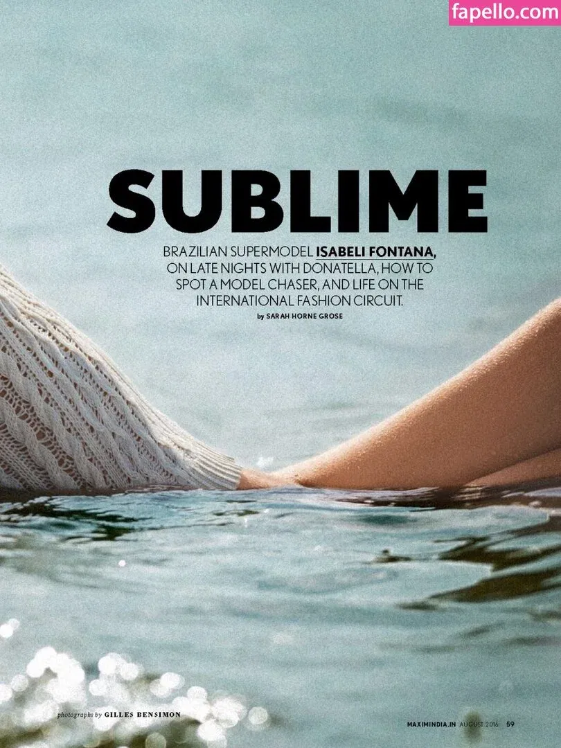 Isabeli Fontana Onlyfans Photo Gallery 