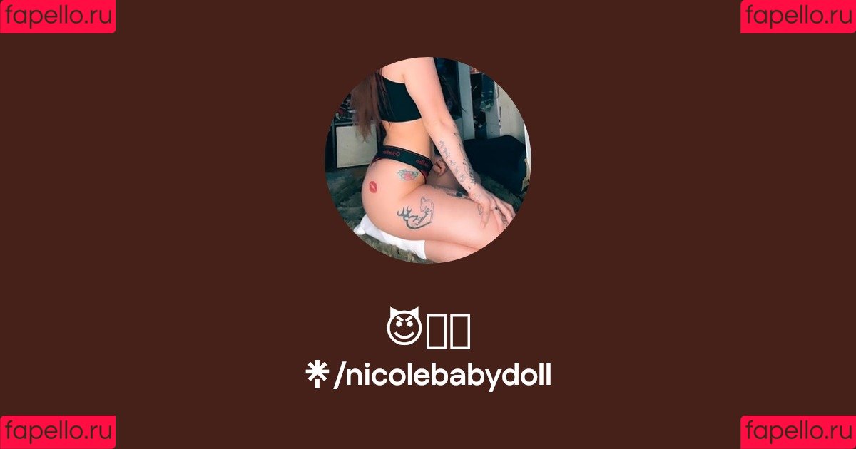 Nicole Babydoll Onlyfans Photo Gallery 