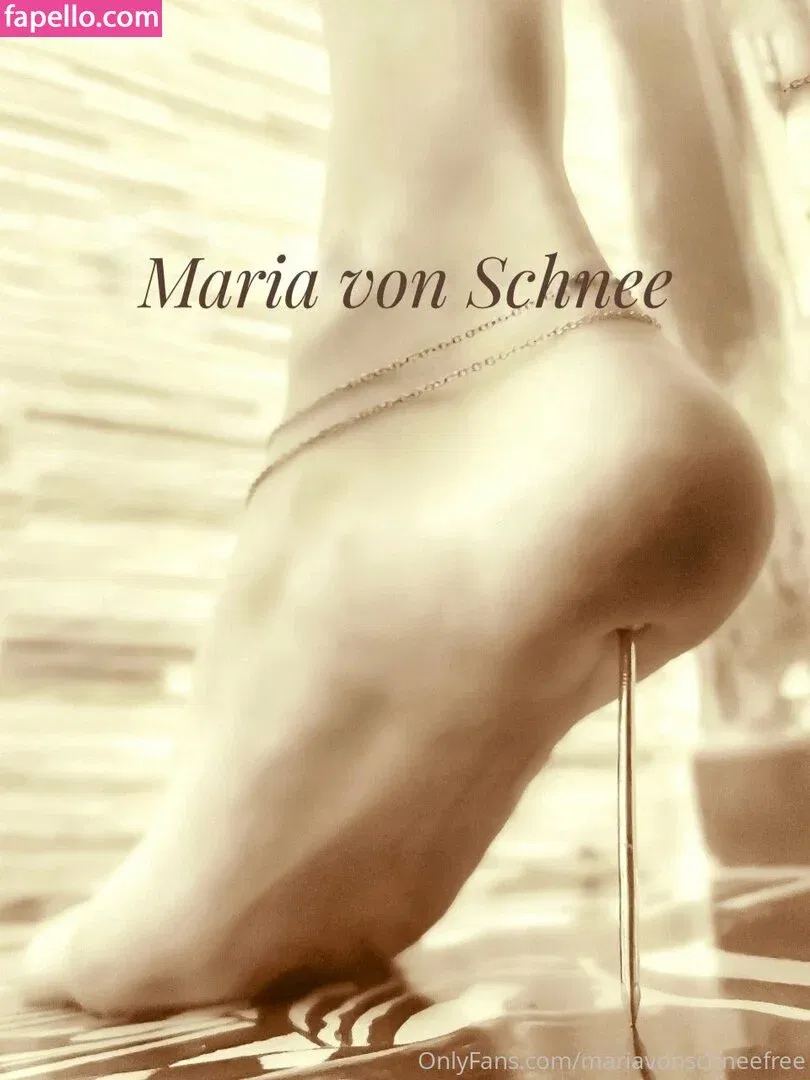 mariavonschneefree Onlyfans Photo Gallery 