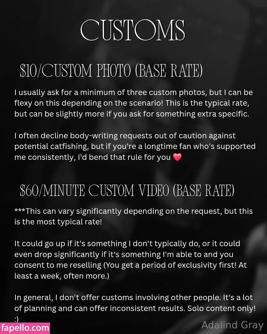 adalindgrayxo Onlyfans Photo Gallery 