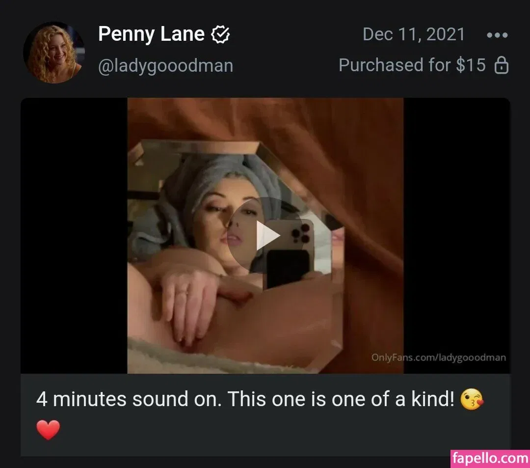 ladygooodman Onlyfans Photo Gallery 