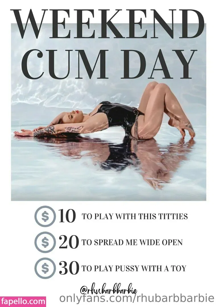 rhubarbbarbie Onlyfans Photo Gallery 