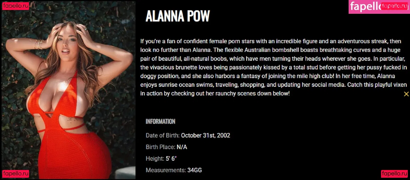 Alanna Pow Onlyfans Photo Gallery 