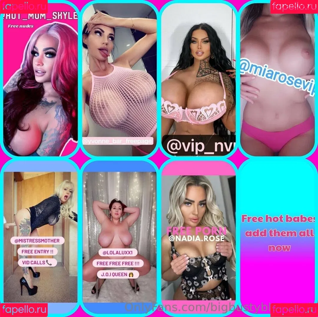 bigbustyblondeuk Onlyfans Photo Gallery 