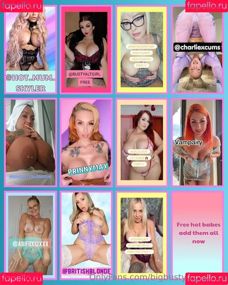 bigbustyblondeuk Onlyfans Photo Gallery 