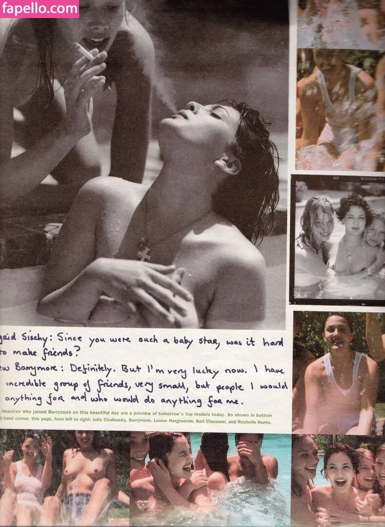 Drew Barrymore Onlyfans Photo Gallery 