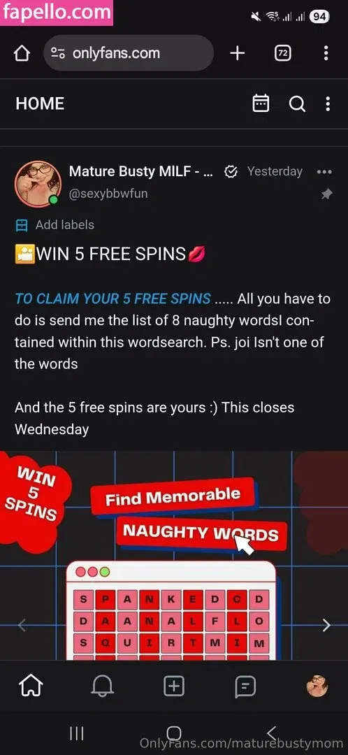 maturebustymom Onlyfans Photo Gallery 