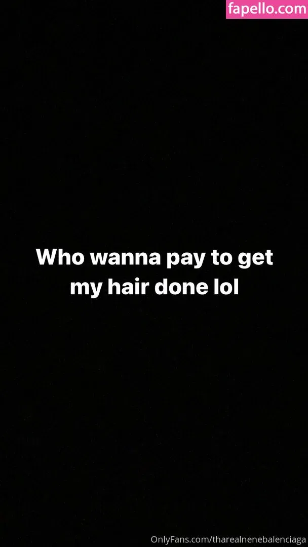 tharealnenebalenciaga Onlyfans Photo Gallery 