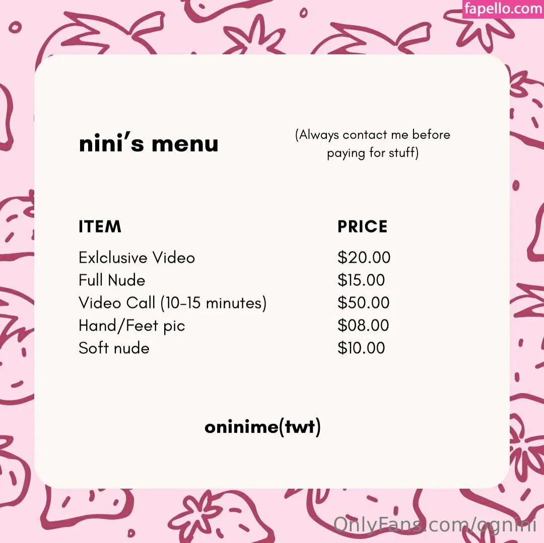 ognini Onlyfans Photo Gallery 