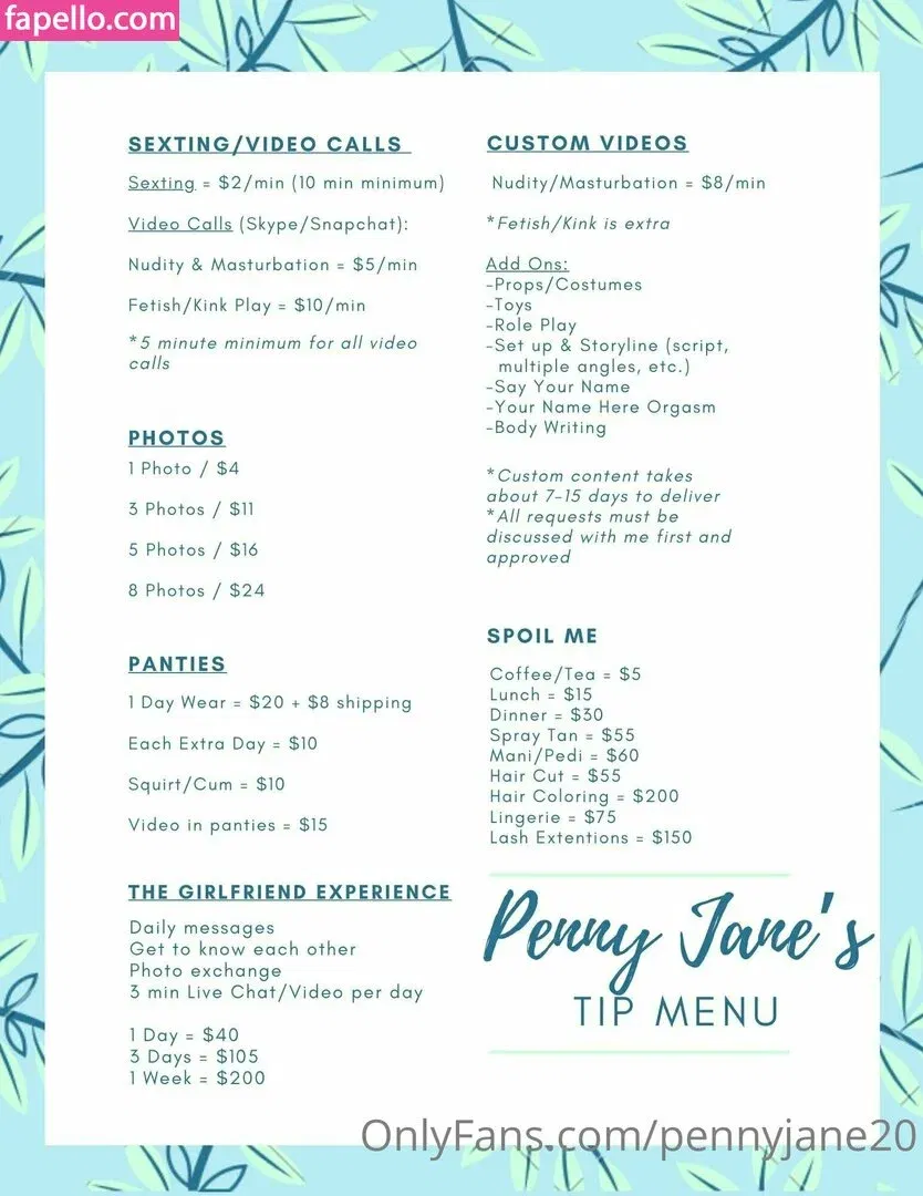 pennyjane20 Onlyfans Photo Gallery 